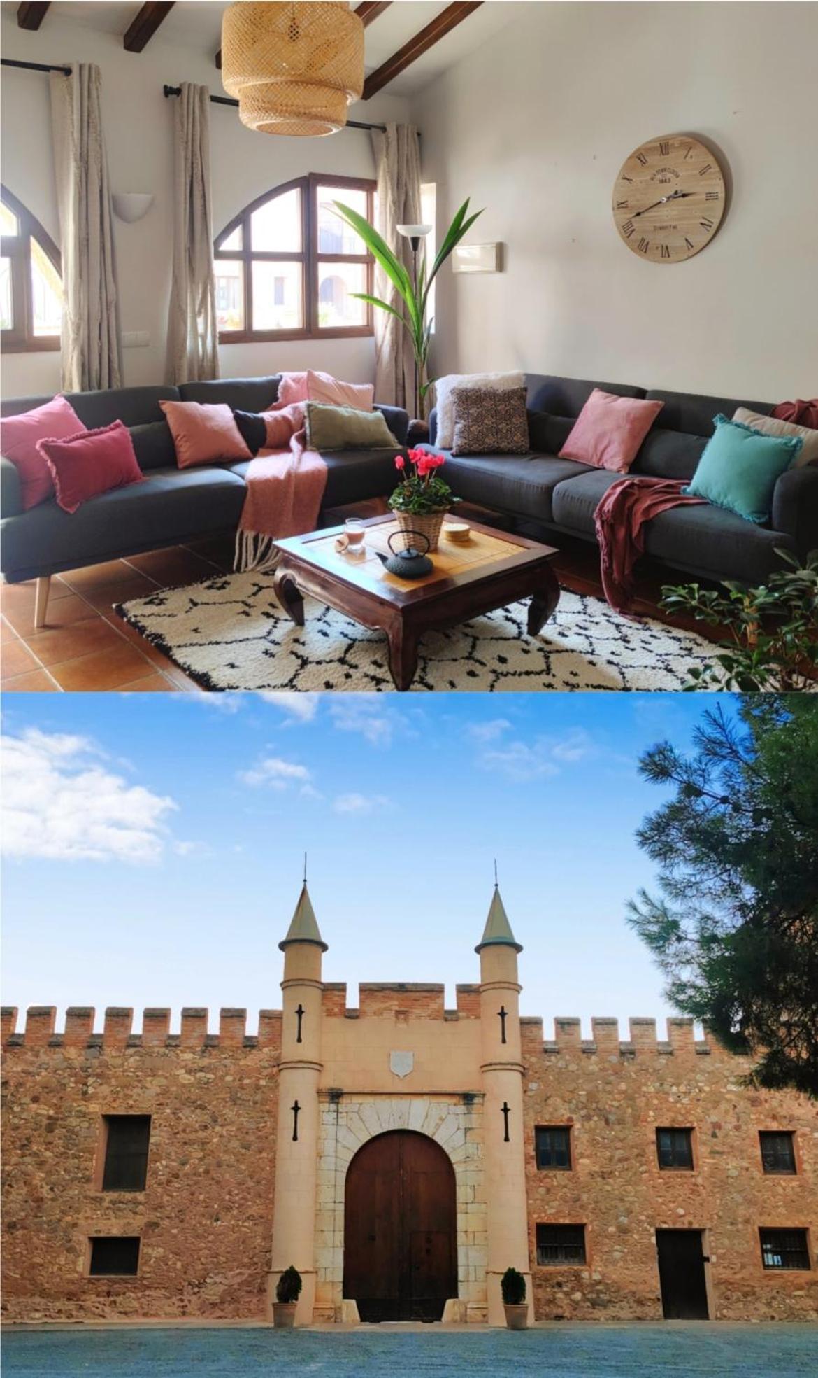 Masia De San Juan Casa Numero 15 En Castillo Con Piscina, Aire Acondicionado Y Terraza Privada เซกอร์เบ ห้อง รูปภาพ